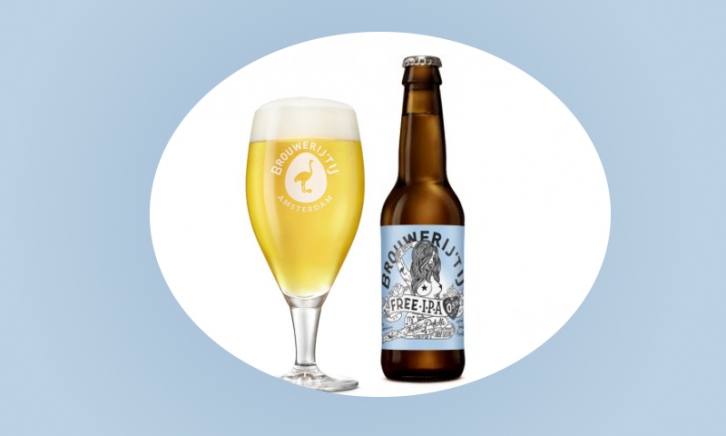 Free IPA 0,5% van Brouwerij 't IJ